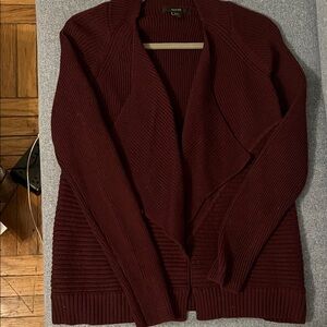 Tahari Burgundy Women's Cardigan